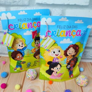 Saco Ziplock de Papel Dia das Crianças