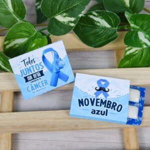 Caixa para Chiclete Novembro Azul