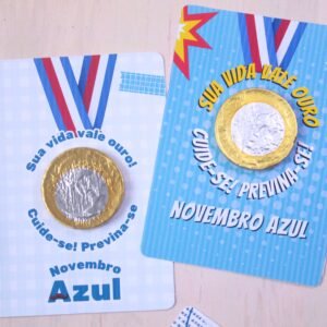 Card Moeda Medalha Novembro Azul
