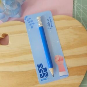 Cartão Mini Lápis Novembro Azul