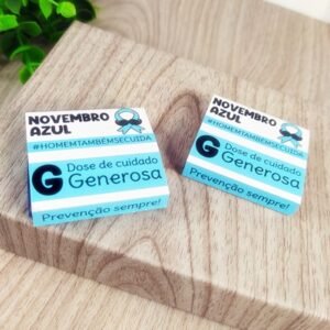 Caixa Chiclete Novembro Azul