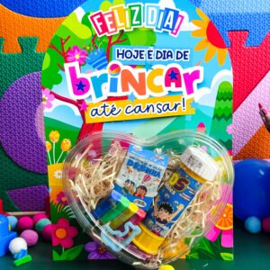 Card Gigante Coração Dia das Crianças