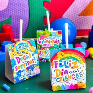 Porta Pirulito Dia das Crianças