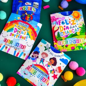 Porta Mini Fini ou Coloreti Dia das Crianças