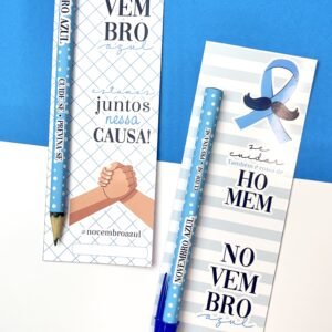 Card Caneta ou Lápis Novembro Azul