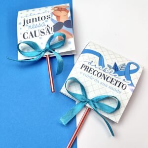 Embalagem Pirulito Novembro Azul