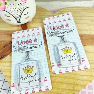 Chaveiro Acrílico Dia Das Mulheres 2023