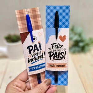 Card Caneta Dia Dos Pais