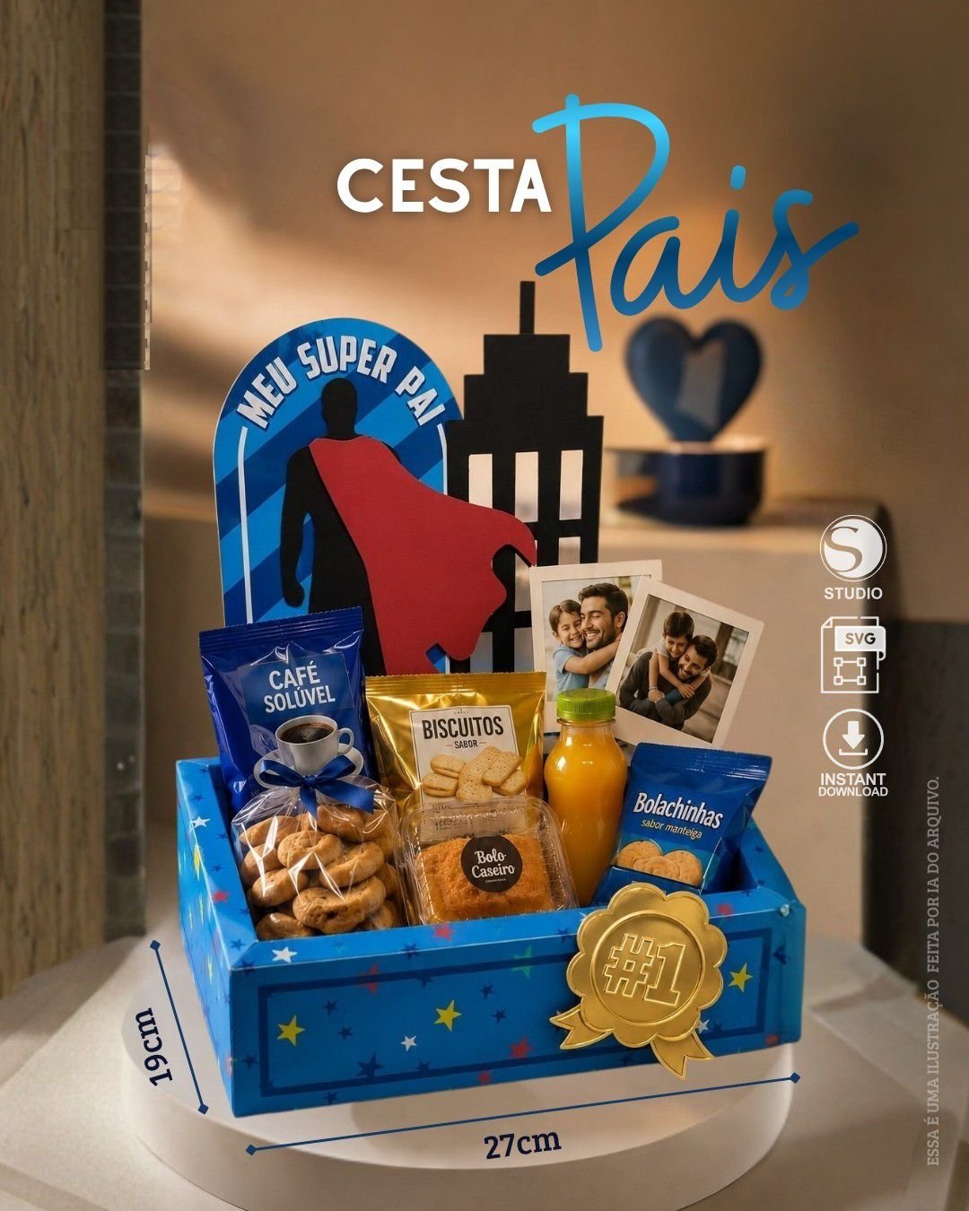 Cesta De Café Dia Dos Pais