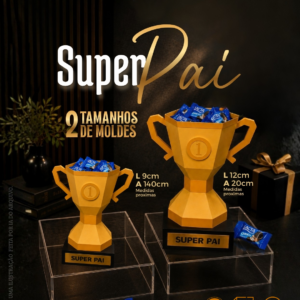 Troféu Dia Dos Pais + Molde (Png)
