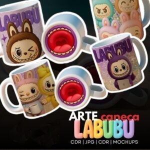 Combo Canecas Labubu - V1