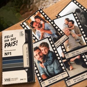 Caixinha Vhs Retrô Dia Dos Pais
