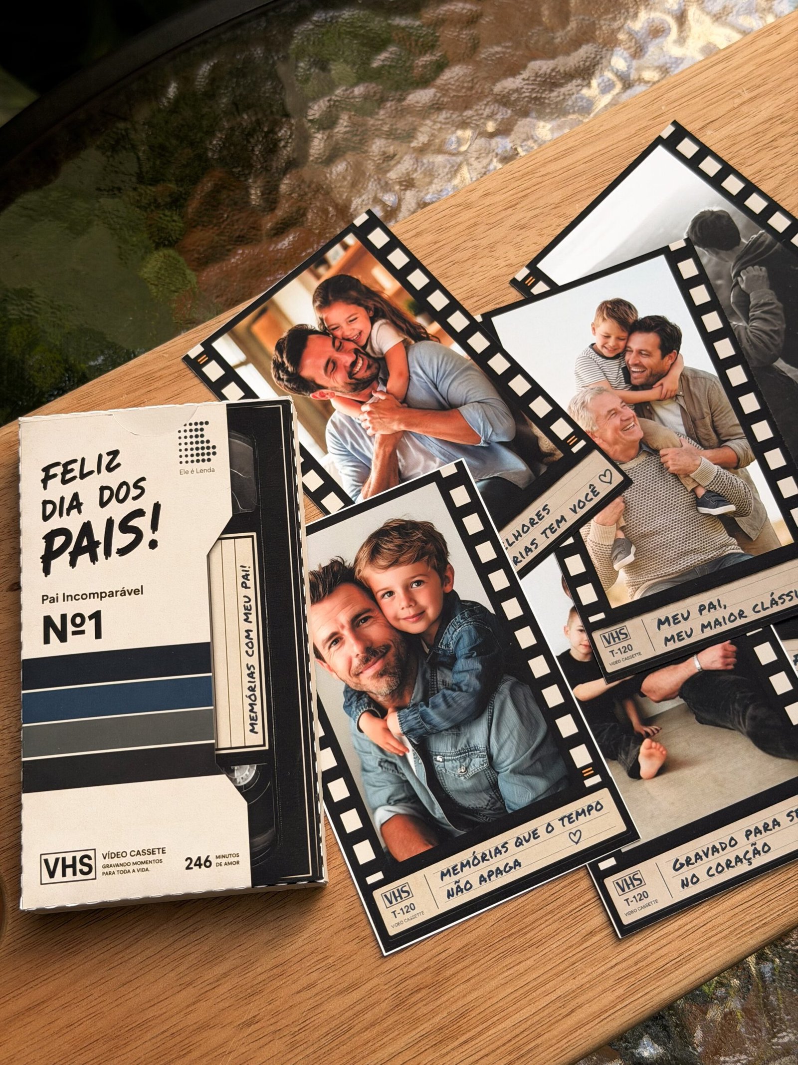 Caixinha Vhs Retrô Dia Dos Pais