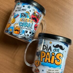 Caneca Acrilica 25,5X8,5 Dia Dos Pais
