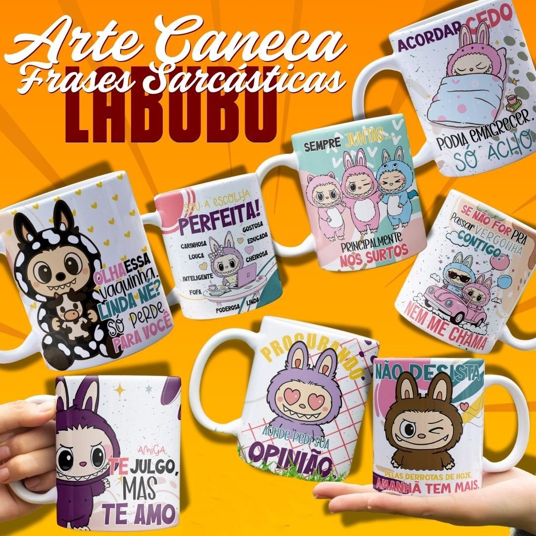 Combo Labubu Frases Sarcásticas