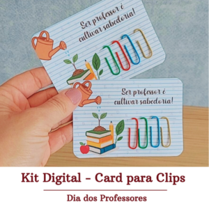 Card Clips Dia Dos Professores