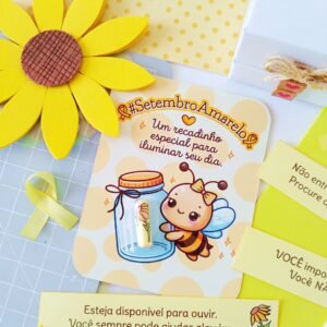 Cartão Cápsula Setembro Amarelo