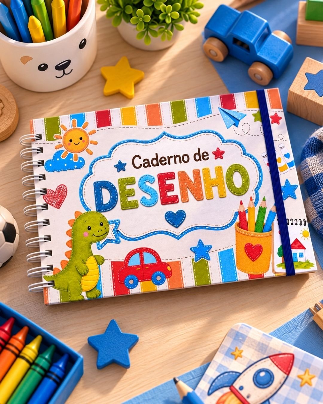 Mini Caderno De Desenho Capa Menino E Capa Menina Dia Das Crianças